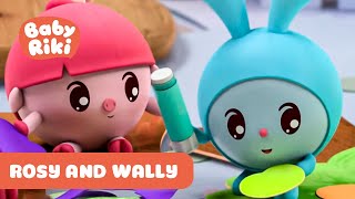 BabyRiki  Best episodes with Rosy and Wally  Cartoons for Kids  0 [upl. by Larimore]