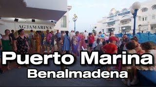 Summer 2023 Puerto Marina Benalmádena July update  Malaga Costa Del Sol [upl. by Alyworth160]