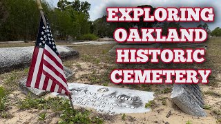 Exploring Historic Oakland Cemetery In Haines City Florida [upl. by Kelwen605]