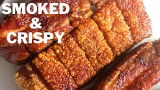 Insanely Crispy Smoked Pork Belly Mill Scale 94 [upl. by Aneetak]