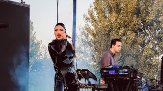 Boy Harsher  Machina   ft Mariana Saldaña  Live at Primavera Sound Los Angles 2022 [upl. by Kanor]