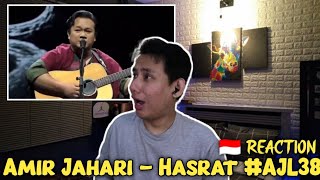 AMIR JAHARI  HASRAT AJL38  INDONESIA REACTION [upl. by Acisset]