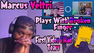 Marcus Veltri  Plays Piano With A Broken Finger  Reaction  Yup I got Emotional ❤ [upl. by Zitella110]