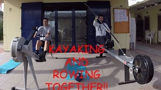 Kayaking and Rowing workout [upl. by Anaihs]