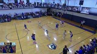 Stillwater vs Coxsackie Athens Sectionals Girls Basketball [upl. by Urbano]