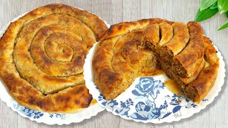 Rolled Burek Recipe  burek recipe turkish  meat burek recipe  crispy rolled burek recipe [upl. by Checani]