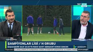 Cem Dizdar temsilcimiz Başakşehirin PSG mücadelesi öncesi değerlendirmelerde bulundu [upl. by Ha]