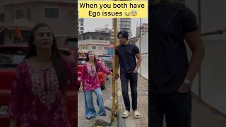 When you both have ego issues 😂🤦‍♀️ viralvideo comedy youtubeshorts funny couplegoals [upl. by Hafeenah]