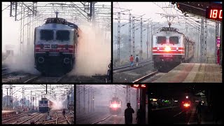 Evening High Speed Action on MumbaiSurat Route Speeding Rajdhani Gang amp Rampant Superfast Trains [upl. by Enohsal]