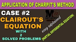 APPLICATION OF CHARPITS METHOD  CLAIROUTS EQUATION  CASE  2 [upl. by Denae53]