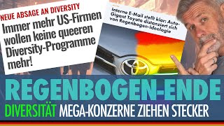 DAS ENDE des LGTBQREGENBOGENS  MEGAKONZERN wollen wieder normale Firmenpolitik ohne Diversität [upl. by Carrew]