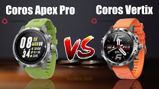 Coros Apex Pro vs Coros Vertix Comparison [upl. by Llerihs]