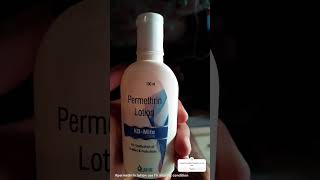 permethrin lotion use for allergy condition pleasesubscribemychannel medicalstudent [upl. by Clova455]