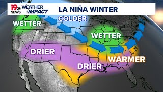 Winter outlook La Niña predicted to bring warmer drier weather to the Southeast [upl. by Esej]