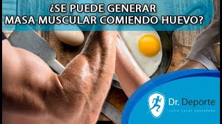 GANA MASA MUSCULAR COMIENDO HUEVO huevos huevo musculo [upl. by Loring]