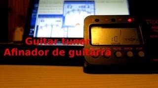 Afinadores para guitarra PC y comun Guitar tuner [upl. by Leff383]