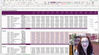 Building a Rolling Forecast in Excel [upl. by Balling454]