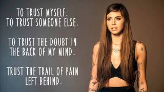 Trust Lyric Video  Christina Perri [upl. by Laflam]