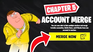 HOW TO MERGE FORTNITE ACCOUNTS Chapter 5 [upl. by Nedla612]