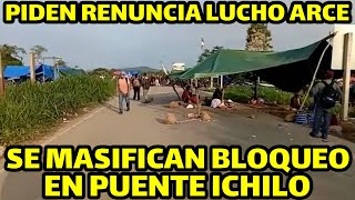 SECTORES SOCIALES RECHAZAN AMEN4ZAS DE DESBLOQUEO EN SECTOR PUENTE ICHILO [upl. by Strep]