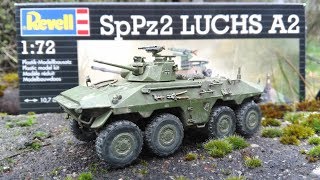 Revell Spähpanzer Luchs  172 Modellbausatz  Full Build amp Review [upl. by Tildi]