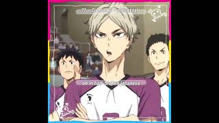 Half Broken Japanese  SemiShira edit post   Semi x Shirabu haikyuu anime haikyuuedit gay [upl. by Aenotna620]