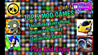 MOD GAME Best 5 Mod Apk Games For Android 2021  Super Mod Games  Part 3 Install And Enjoy [upl. by Marko]