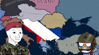 YUGOSLAVS DOMINATE THE BALKAN  HOI4 [upl. by Dolley]