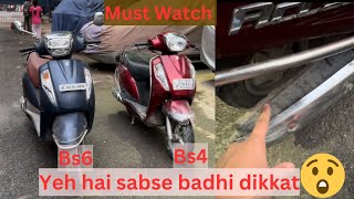 Suzuki Access 125 Bs4 Vs Bs6 Issues 😓  Detailed Review  2024  compression [upl. by Merrow]