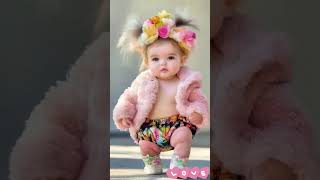 Cute baby walkersbaile baby fashionshow cute babygirl babylove runway fashionrunway ai tv [upl. by Nnaitak]