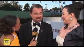 Leonardo DiCaprio amp Lily Gladstone ET interview [upl. by Cedar198]