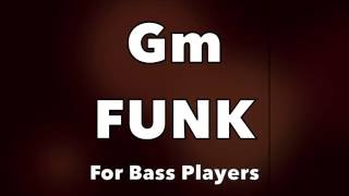 Funk Bass Backing Track Gm [upl. by Nguyen76]