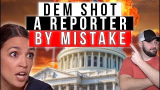 BREAKING Dem Senate Candidate Shoots Reporter With AR15 Ricochet from 7 Yards ON STEEL [upl. by Enileme]