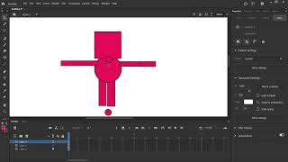 Basic of bone tool Adobe Animate cc 2022 [upl. by Eivol483]