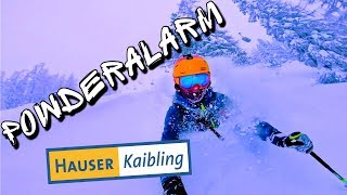 Mega POWDER mit SLALOMSKI  Freeride Hauser Kaibling [upl. by Nylavad404]