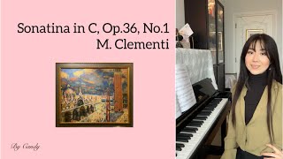 Sonatina in C Op36 No1M Clementi  Candy Wang [upl. by Trevah]