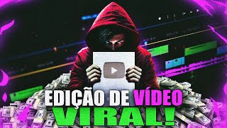 COMO EDITAR VÍDEOS VIRAIS PARA MONETIZAR RÁPIDO UM CANAL NO YOUTUBE [upl. by Chavaree]