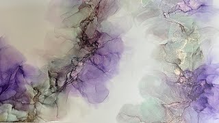 110 Alcohol Ink Art Tutorial [upl. by Andria371]