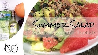 AvocadoGrapefruitThunfisch SommerSalat  CielleNoire 🍍 [upl. by Jolyn393]