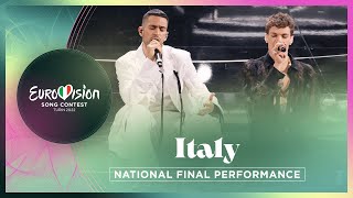 Mahmood amp BLANCO  Brividi  Italy 🇮🇹  National Final Performance  Eurovision 2022 [upl. by Louella]