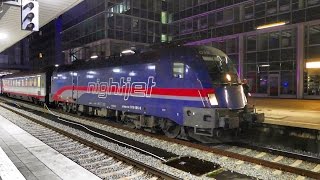 Der neue ÖBB quotNightjetquot in München Hbf [upl. by Sandell]