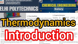 Introduction Scope of thermodynamics System ampSurrounding Chemical Engineering FTD DSEU [upl. by Elwaine]