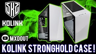 Kolink Stronghold White Gaming Case Full Review  RX 570 [upl. by Anaer768]