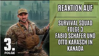 Survivaltrainer reagiert auf  Bärenangriff 🇨🇦 SURVIVAL SQUAD  Folge 3 [upl. by Anielram]