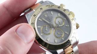 Rolex Daytona 116523 Luxury Watch Review [upl. by Annekim]