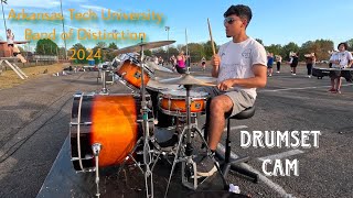 Arkansas Tech Band 2024 Drumset Cam  Miguel DiazMoreno [upl. by Yorgos]