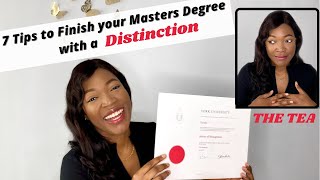 7 Tips on How to Finish your Masters Degree with a Distinction How to Study for Exams 🎓 [upl. by Newel367]