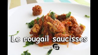 RECETTE RÉUNIONNAISE  LE ROUGAIL SAUCISSES [upl. by Lipp621]