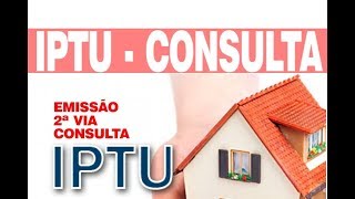 IPTU 2024 Consulta Emissão Valor 2 Via [upl. by Durrej536]