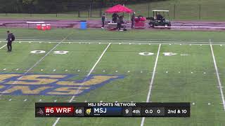 MSJ Football vs 6 WisconsinRiver Falls [upl. by Gnaht497]